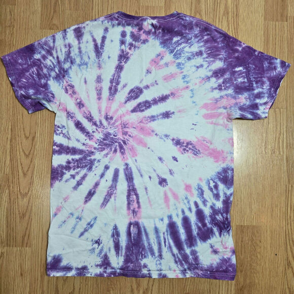 D.A.R.E. To Keep Kids Off Drugs Purple Tie-Dye T-Shirt Unisex Size Small Hipster - Picture 4 of 6